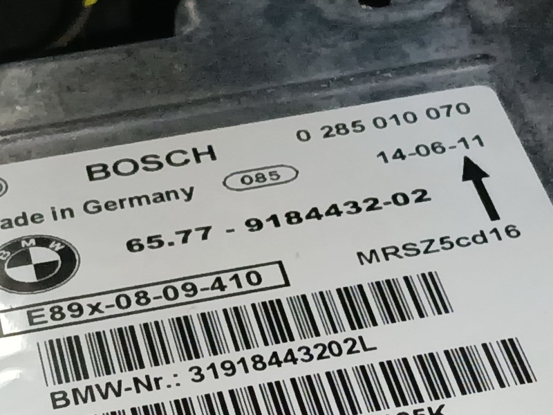 Recambio de centralita airbag para bmw x1 (e84) sdrive 18 d referencia OEM IAM   