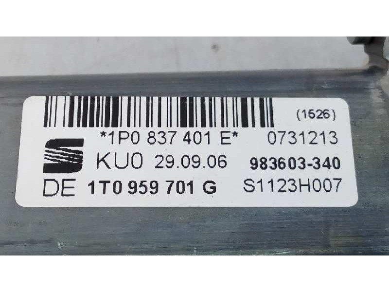 Recambio de motor elevalunas delantero izquierdo para seat leon (1p1) stylance / style referencia OEM IAM 1P0837401E 1K0959793M 