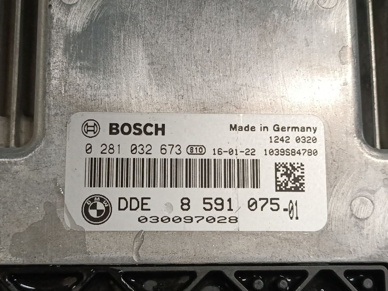 Recambio de centralita motor uce para bmw x1 (f48) xdrive 25 d referencia OEM IAM 8591075 0281032673 