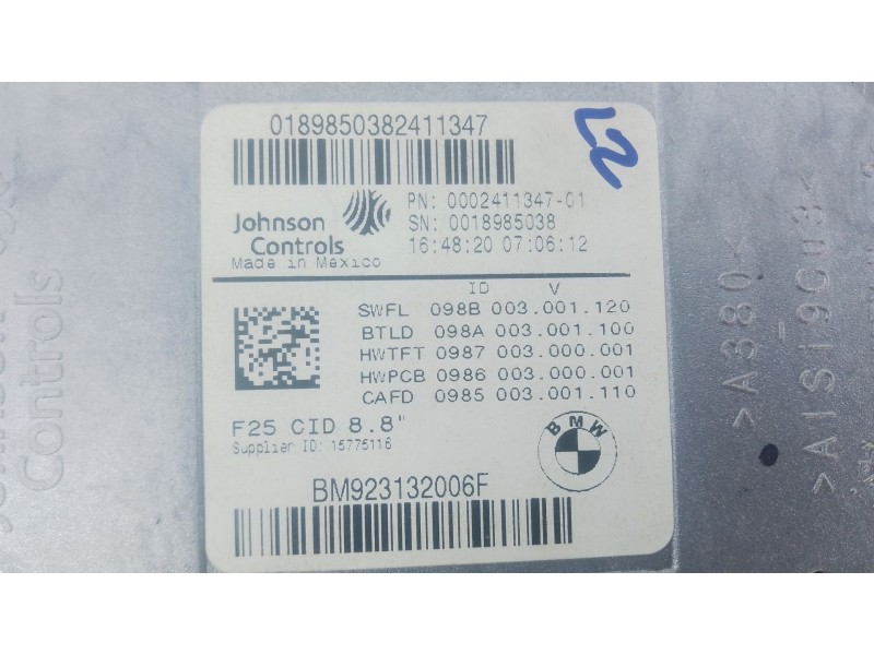 Recambio de sistema navegacion gps para bmw x3 (f25) xdrive 35 d referencia OEM IAM   