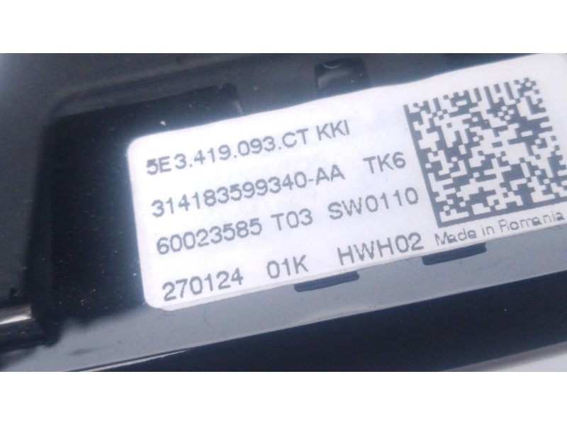 Recambio de volante para skoda fabia iv (pj3) 1.0 tsi referencia OEM IAM   