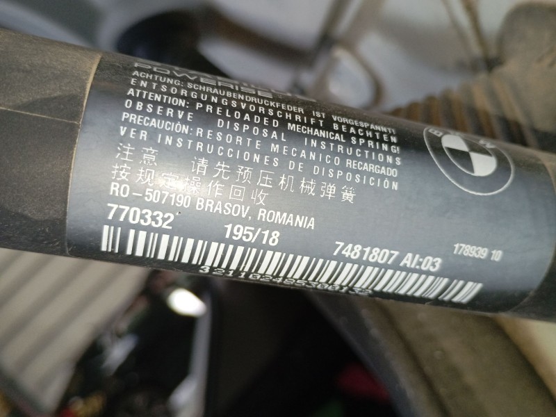 Recambio de amortiguador trasero derecho porton para bmw x1 (f48) sdrive 18 d referencia OEM IAM 7481807  