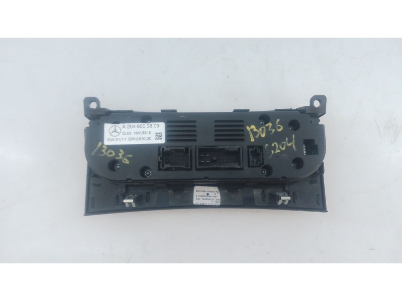 Recambio de mando climatizador para mercedes-benz clase c t-model (s204) c 200 cdi (204.201) referencia OEM IAM   