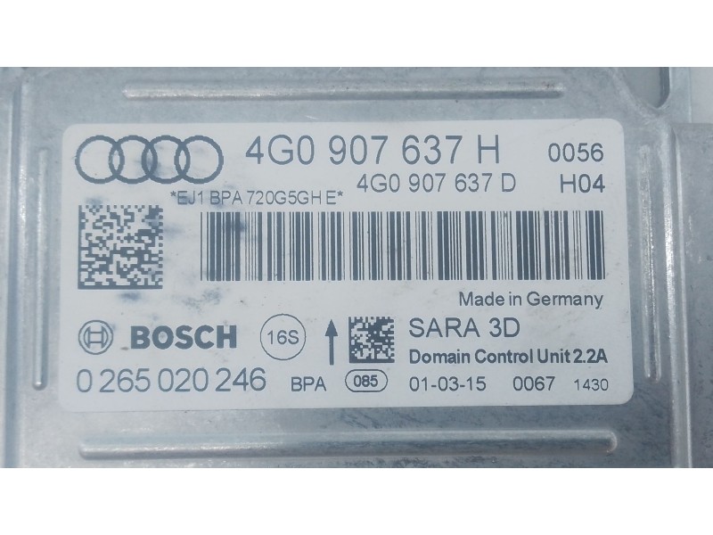 Recambio de kit airbag para audi a7 sportback (4gf) 3.0 tdi quattro referencia OEM IAM 4G0907637H 0265020246 
