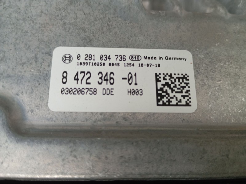 Recambio de centralita motor uce para bmw x1 (f48) sdrive 18 d referencia OEM IAM   