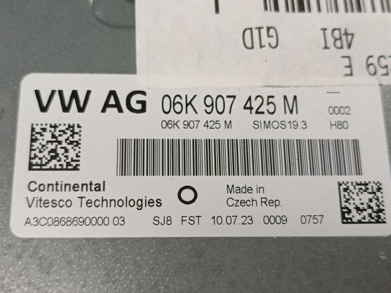 Recambio de centralita motor uce para audi q3 sportback (f3n) 45 tfsi quattro referencia OEM IAM 06K907425M  