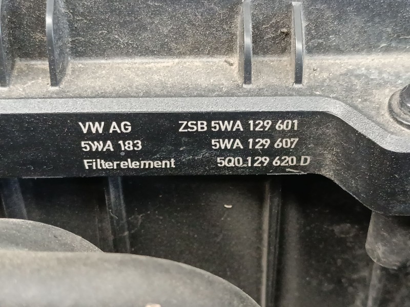 Recambio de filtro aire para audi q3 sportback (f3n) 45 tfsi quattro referencia OEM IAM 5WA129607  