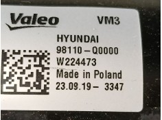 Recambio de motor limpia delantero para hyundai i20 iii (bc3, bi3) 1.6 t-gdi referencia OEM IAM 98110Q0000   2