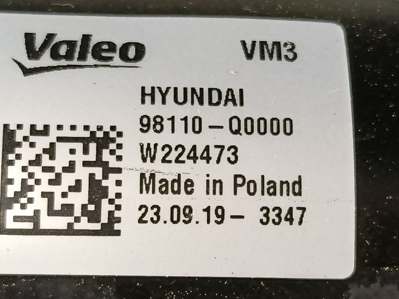 Recambio de motor limpia delantero para hyundai i20 iii (bc3, bi3) 1.6 t-gdi referencia OEM IAM 98110Q0000  
