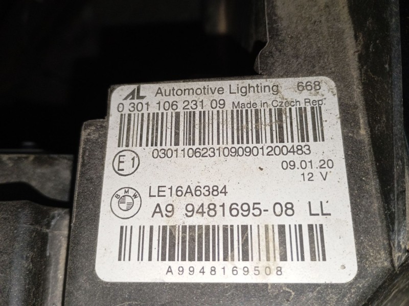 Recambio de faro izquierdo xenon para bmw 3 (g20, g80, g28) 318 d referencia OEM IAM   