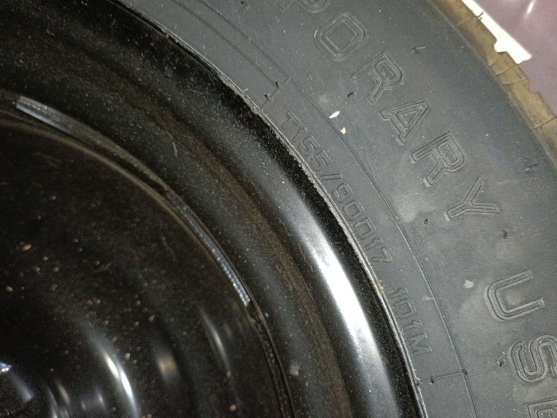 Recambio de neumatico repuesto para nissan x-trail iii (t32_, t32r, t32rr) 1.6 dci (t32) referencia OEM IAM T155/90/17  