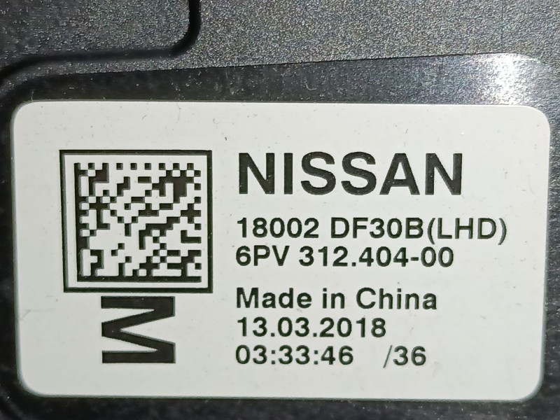 Recambio de pedal acelerador para nissan x-trail iii (t32_, t32r, t32rr) 1.6 dci (t32) referencia OEM IAM 18002DF30B  