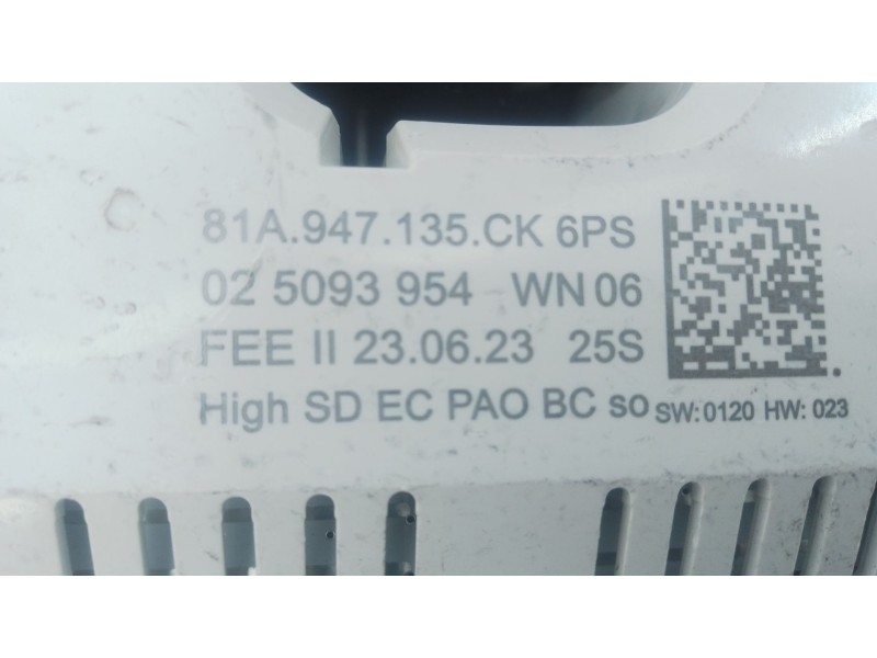 Recambio de luz interior para audi q3 sportback (f3n) 45 tfsi quattro referencia OEM IAM   