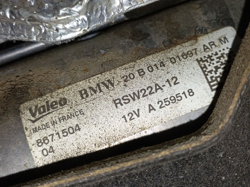 Recambio de motor arranque para bmw 3 (g20, g80, g28) 318 d referencia OEM IAM 8671504  