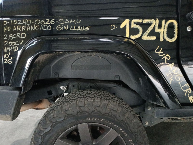 Recambio de aletin trasero derecho para jeep wrangler iii (jk) 2.8 crd referencia OEM IAM   