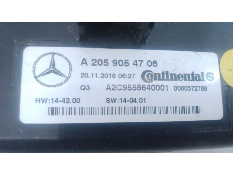 Recambio de mando climatizador para mercedes-benz clase c (w205) lim. c 220 cdi bluetec (205.004) referencia OEM IAM   