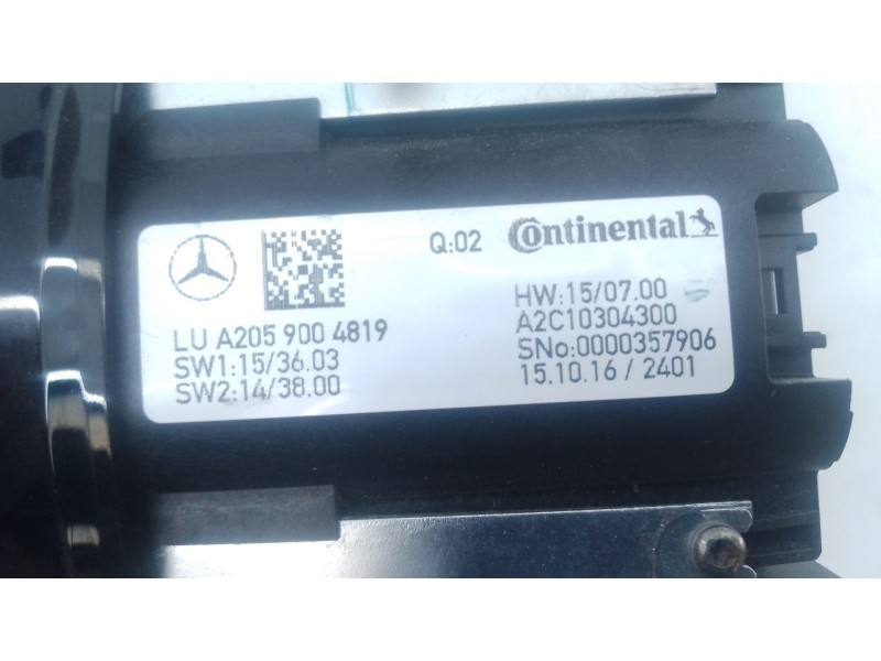 Recambio de sistema navegacion gps para mercedes-benz clase c (w205) lim. c 220 cdi bluetec (205.004) referencia OEM IAM   