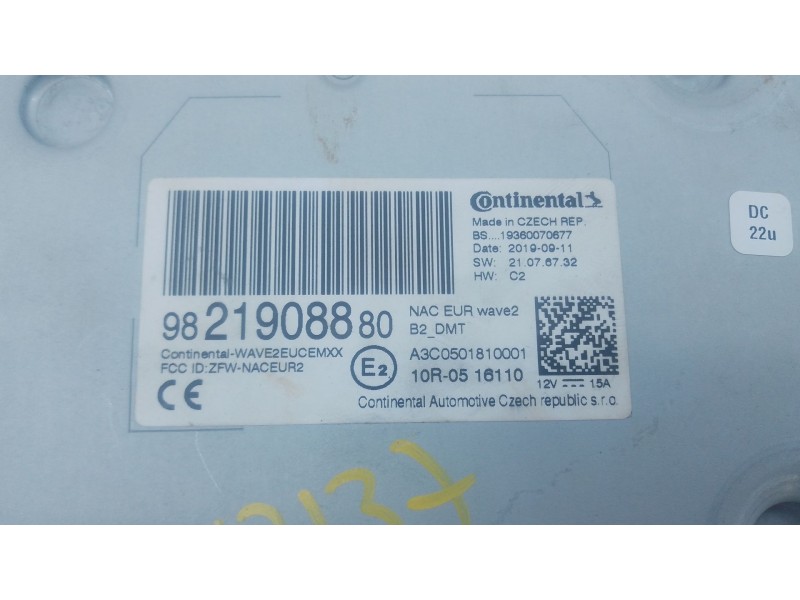 Recambio de sistema navegacion gps para peugeot 308 ii (lb_, lp_, lw_, lh_, l3_) 1.2 thp 130 referencia OEM IAM   