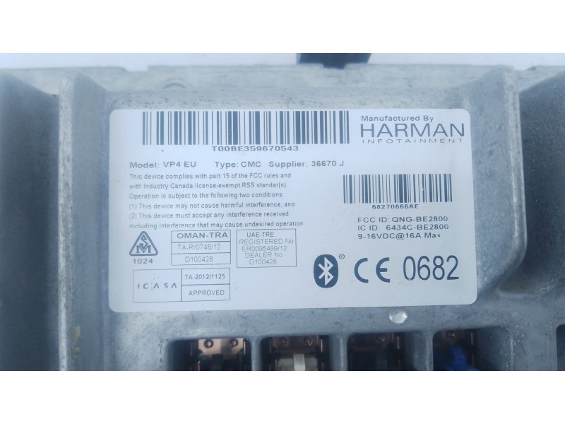 Recambio de sistema navegacion gps para jeep grand cherokee iv (wk, wk2) 3.0 crd v6 4x4 referencia OEM IAM   