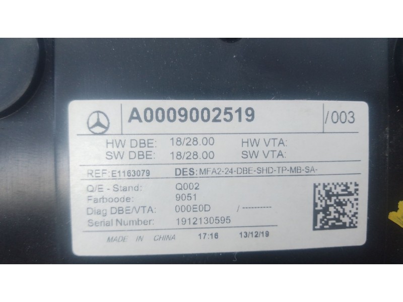 Recambio de luz interior para mercedes-benz glb (x247) glb 200 d 4-matic (247.613) referencia OEM IAM   