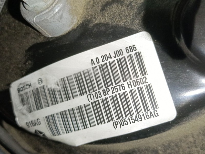 Recambio de servofreno para jeep wrangler iii (jk) 2.8 crd referencia OEM IAM P05154916AG  