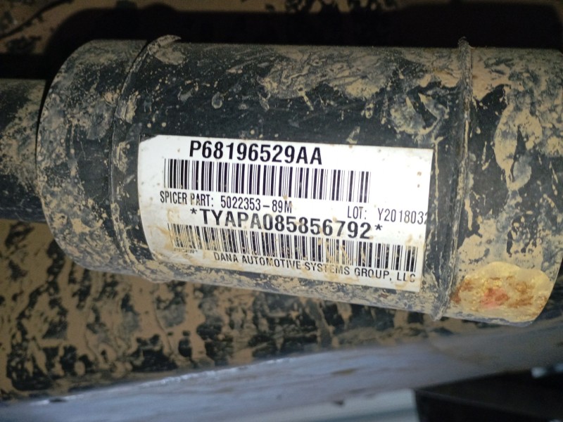 Recambio de transmision central para jeep wrangler iii (jk) 2.8 crd referencia OEM IAM P68196529AA  