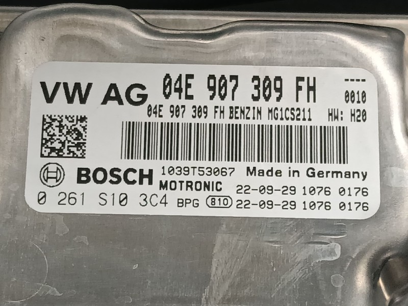 Recambio de centralita motor uce para volkswagen multivan t7 (stm, stn) 1.4 e-hybrid referencia OEM IAM 04E907309FH 0261S103C4 