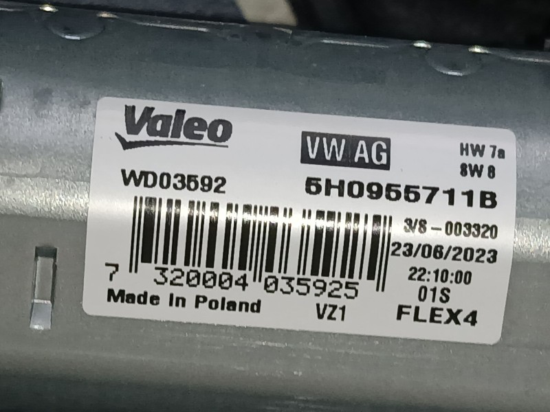 Recambio de motor limpia trasero para volkswagen multivan t7 (stm, stn) 1.4 e-hybrid referencia OEM IAM 5H0955711B  