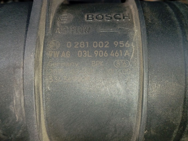 Recambio de caudalimetro para audi a4 allroad b8 (8kh) 2.0 tdi quattro referencia OEM IAM 03L906461A 0281002956 