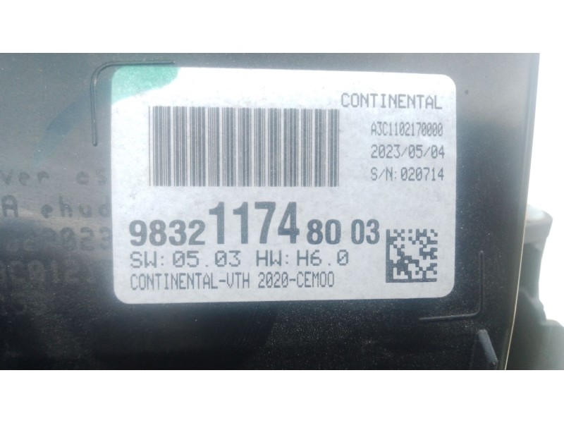 Recambio de pantalla multifuncion para ds ds 4 ii (fr_, fb_, f3_, fp_) e-tense 225 (f3dgzt) referencia OEM IAM   