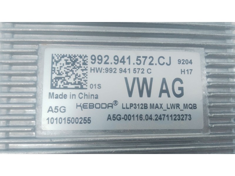 Recambio de centralita luces para skoda karoq (nu7, nd7) 1.5 tsi referencia OEM IAM   