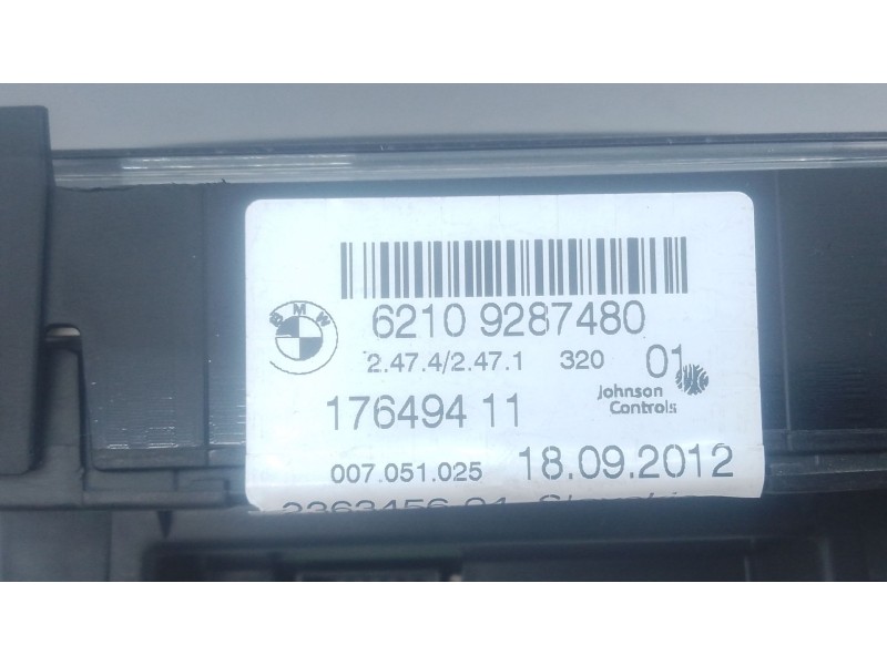 Recambio de cuadro instrumentos para bmw 3 (f30, f80) 320 d referencia OEM IAM 9287480  