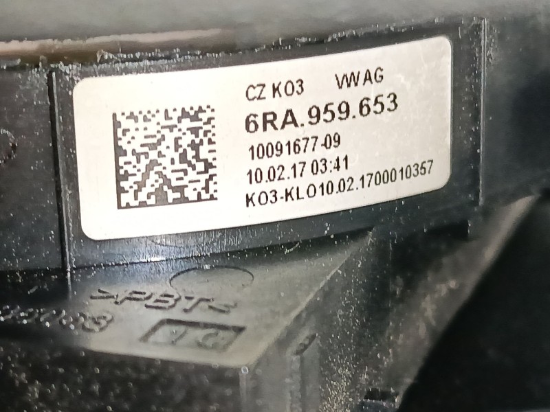 Recambio de anillo airbag para skoda rapid (nh3, nk3, nk6) 1.6 tdi referencia OEM IAM 6RA959653  