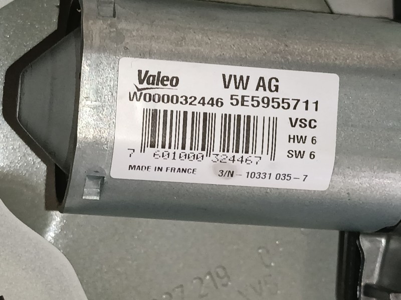 Recambio de motor limpia trasero para skoda rapid (nh3, nk3, nk6) 1.6 tdi referencia OEM IAM 5E5955711  
