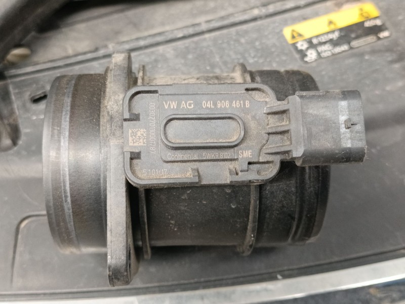 Recambio de caudalimetro para skoda rapid (nh3, nk3, nk6) 1.6 tdi referencia OEM IAM 04L906461B 5WK98102 
