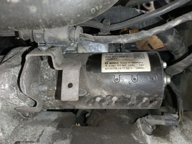 Recambio de motor arranque para skoda rapid (nh3, nk3, nk6) 1.6 tdi referencia OEM IAM 02Z911024H  