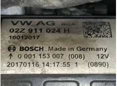 Recambio de motor arranque para skoda rapid (nh3, nk3, nk6) 1.6 tdi referencia OEM IAM 02Z911024H   2