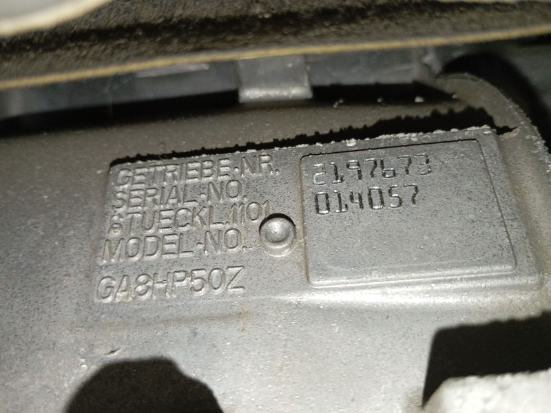 Recambio de caja cambios para bmw 1 (f20) 118 d referencia OEM IAM GA8HP50Z  