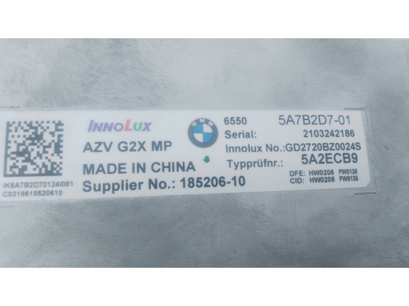 Recambio de cuadro instrumentos para bmw 3 (g20, g80, g28) 318 d mild-hybrid referencia OEM IAM 65505A7B2D701  