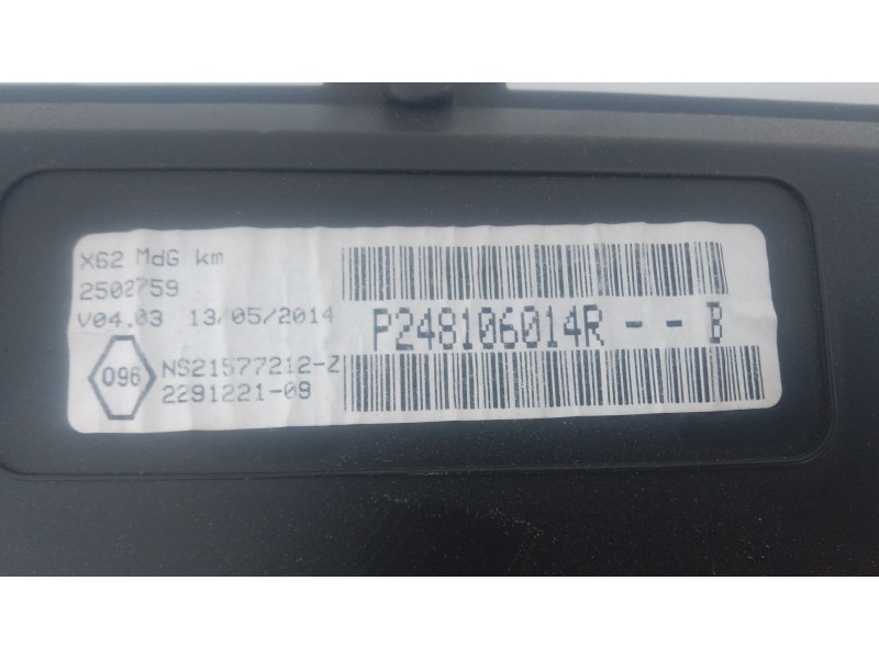 Recambio de cuadro instrumentos para renault master iii caja/chasis (ev, hv, uv) 2.3 dci 125 fwd (ev0c, ev0d, ev0j, hv0c, hv0d, 