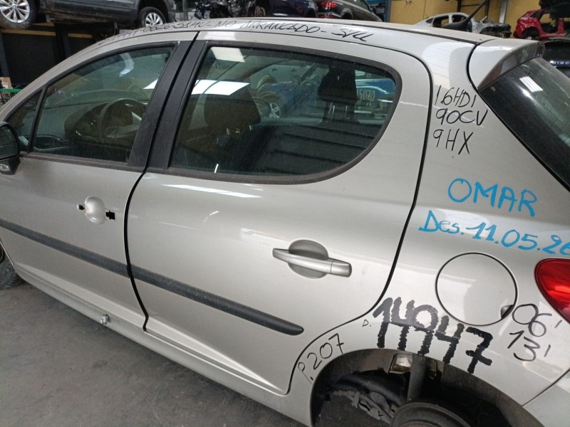 Recambio de puerta trasera izquierda para peugeot 207/207+ (wa_, wc_) 1.6 hdi referencia OEM IAM   