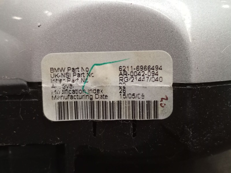 Recambio de cuadro instrumentos para mini mini descapotable (r52) cooper referencia OEM IAM 62116966494  