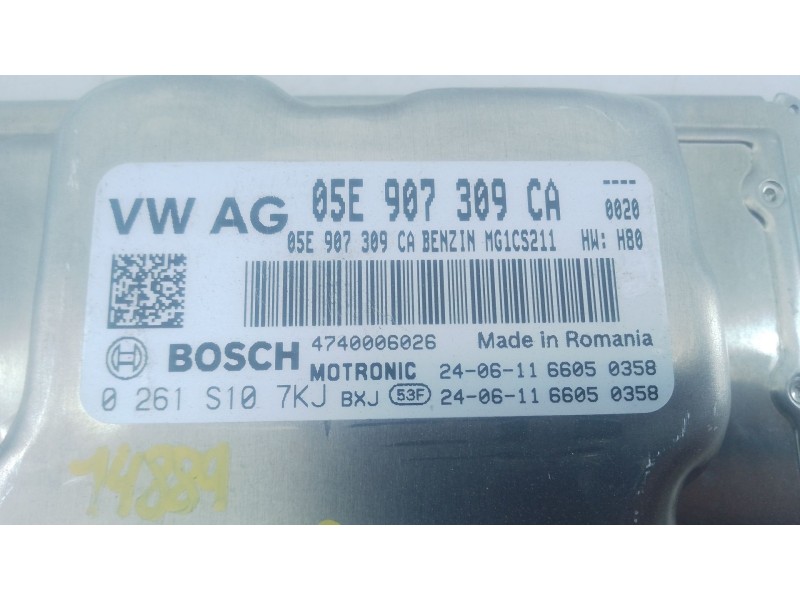 Recambio de centralita motor uce para cupra formentor (km7, kmp) 1.5 tsi referencia OEM IAM 05E907309CA 0261S107KJ 