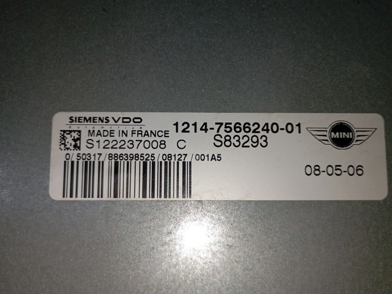 Recambio de centralita motor uce para mini mini descapotable (r52) cooper referencia OEM IAM   