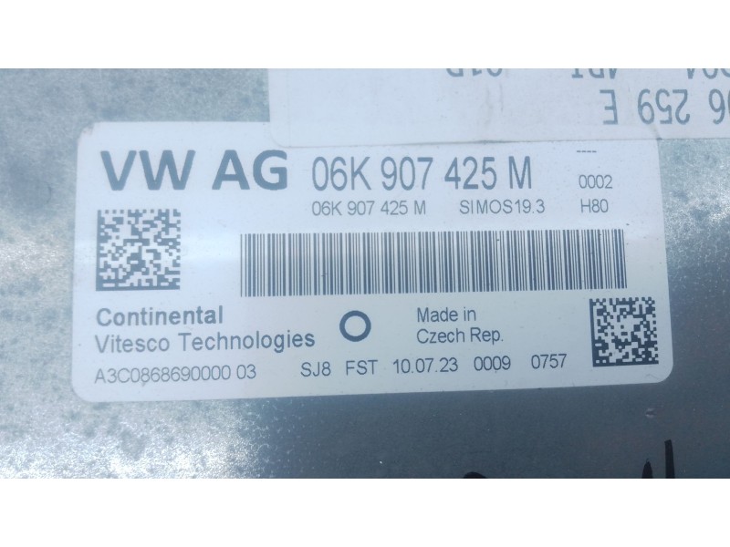 Recambio de centralita motor uce para audi q3 sportback (f3n) 45 tfsi quattro referencia OEM IAM 06K907425M  