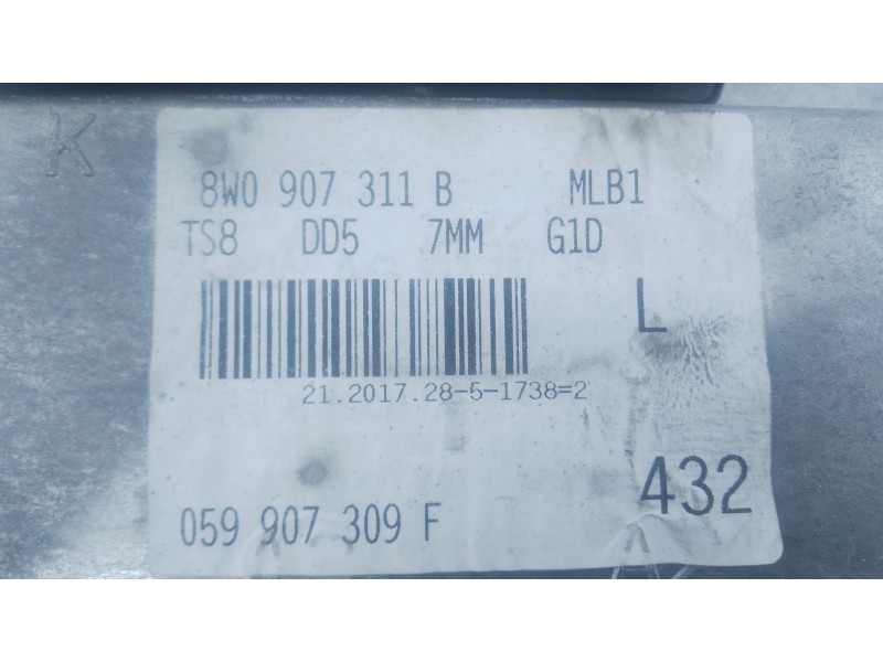 Recambio de centralita motor uce para audi a5 sportback (f5a, f5f) 3.0 tdi quattro referencia OEM IAM 8W0907311B 059907309F 