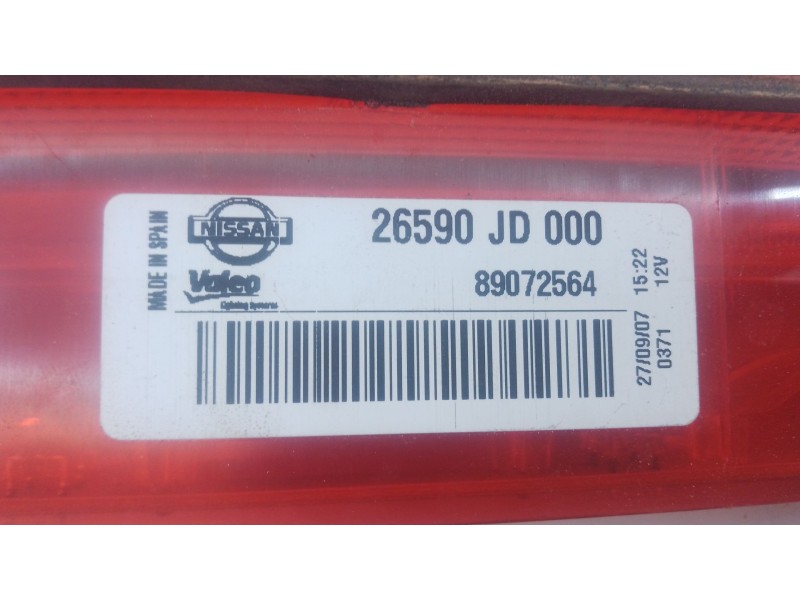 Recambio de luz central de freno para nissan qashqai i (j10, nj10) 2.0 dci a las 4 ruedas referencia OEM IAM   