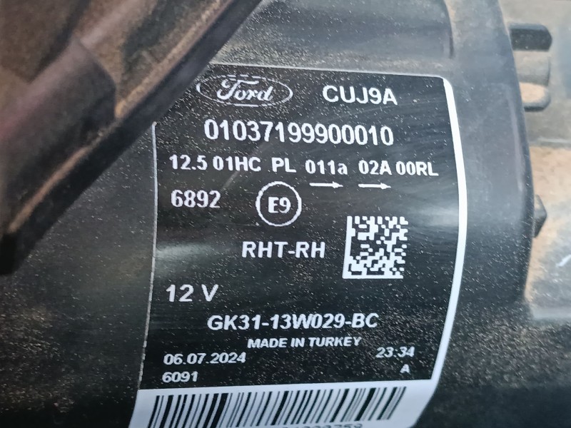 Recambio de faro derecho para ford transit v363 autobús (fad, fbd) 2.0 ecoblue referencia OEM IAM   