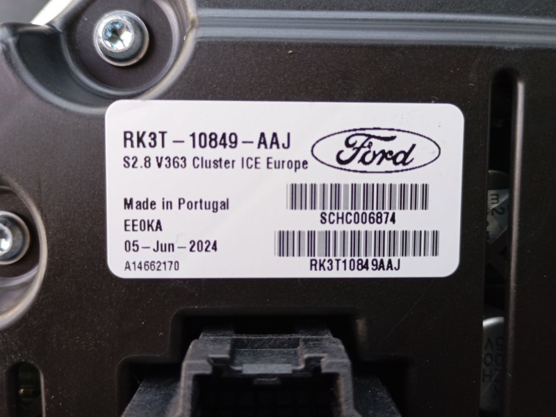 Recambio de cuadro instrumentos para ford transit v363 autobús (fad, fbd) 2.0 ecoblue referencia OEM IAM RK3T10849AAJ  