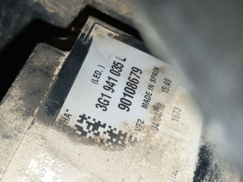 Recambio de faro izquierdo xenon para volkswagen passat b8 (3g2, cb2) 2.0 tdi referencia OEM IAM 3G1941035L  
